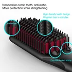 Professional Anion Private Label Hair Tools LCD Electric Hair Straightener Brush