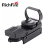 RichFire 4 Reticle Red Green Dot 1X22X33 Scope with 11mm and 21mm rail base red dot reflex sight