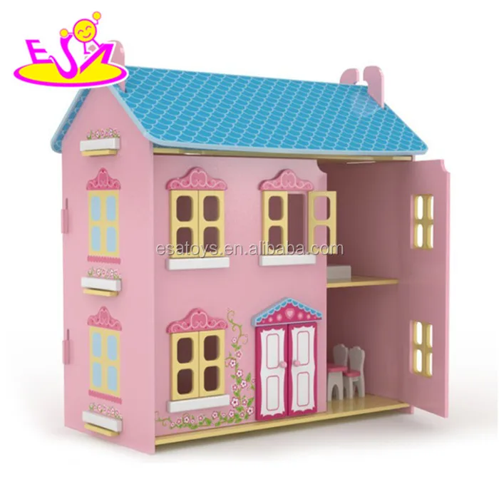 childs wooden dolls house