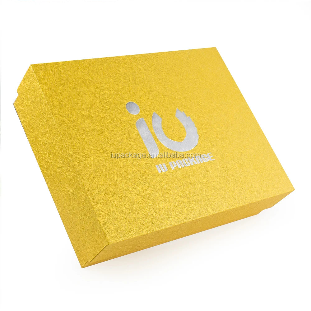 price high quality custom logo printed hardcover gift paper box