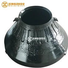 Terex crusher replacement parts competitive prime steel concave conecave mantle crusher bowl lining