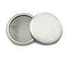 Single Face Tin Round Mini Decorative Make Up Pocket Compact Mirror
