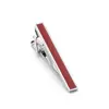 Brass metal silver plated enamel color design make your own tie clip