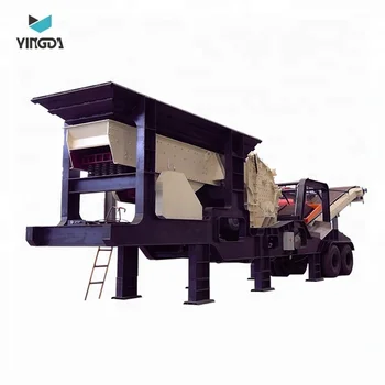 Small Mobile Jaw Rock Crusher Station for Sale