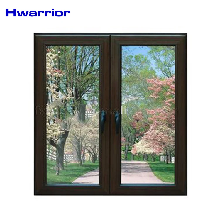 Luxury House Window Design Tempered Glass Aluminum Casement Window