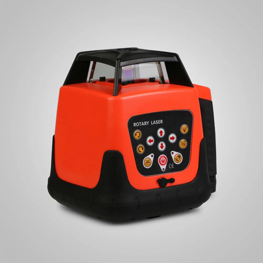 Tripod Staff Self Leveling Red Construction Measuring Kit Rotary Laser Level