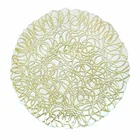 hot selling antique colored glass charger plate wholesale