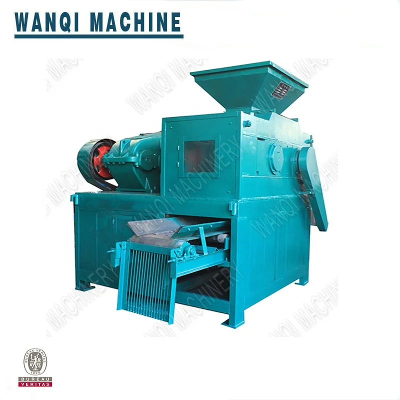 Wanqi Roller Press Rice Husk Charcoal Powder Briquette Machine