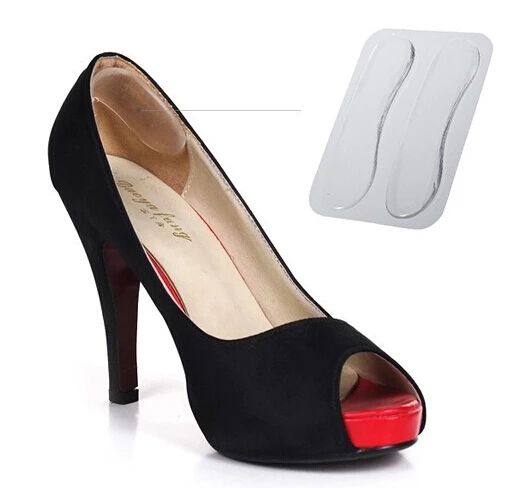 5 Packs/lot Silicone Gel silicone insole shoe inserts heel liner cushion protector Foot Care Shoe Pads Grips