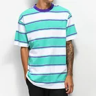 Men Clothing Fashion Round Neck Striped T shirt China Factory