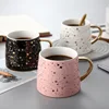 Wholesale Gold Handle Flamingo Gold Printing Ceramic Coffee Mug