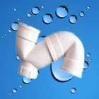 water storage pvc S shaped plastic pipe fitting from china
