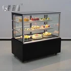 Boutique custom refrigerated cake bread display rack bakery bread display stand