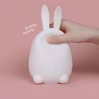 Rabbit Rabbit Light 2019 New Creative USB Charging Cartoon Colorful Rabbit Pat Silicone Light