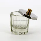 Nail Art Supply Glass Nail Dappen Dish With Stainless Steel Lid