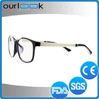 Good Quality Black White Double Colors TR90 Available Brand Name Spectacle Frames