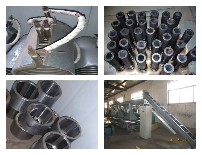 Small biomass wood straw rice husk coconut shell charcoal briquette making uses screw briquetting machine