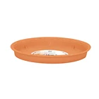 Wholesale round plastic flower plant pot tray