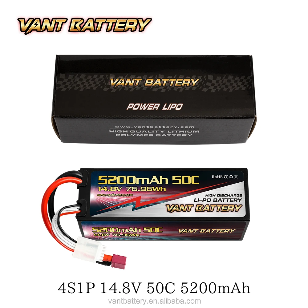 High Discharge Rate Lipo Battery 5200mah 50c 14 8v Lipo Battery Car