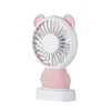 Security Wholesale Cute Bear Fan Mini Portable Handheld Fan USB Rechargeable Personal Fan for Travel Home and Office