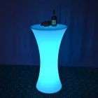 Plastic lighting cocktail table for party/event/beach