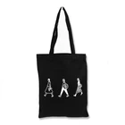 China Custom Logo Promotion Zipper Grocery Shopping 8OZ cotton canvas bag