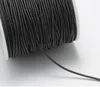 1mm Elastic Cords in Black Stretchable Cord Spooled Beading String for Beads #SD-S7351
