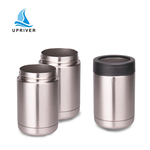 12oz stainless steel vacuum beer mug wine glass coffee insulated