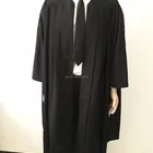 Factory Direct matte Master Graduation Gown with classic sleeve design robes