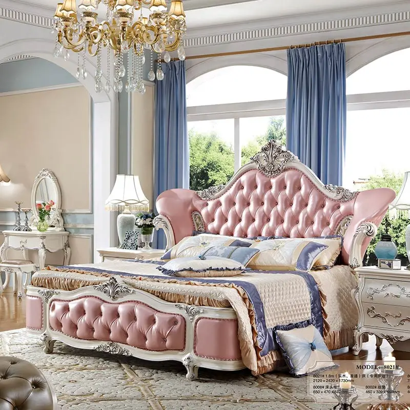 Cheap Pink Leather White French Style Bedroom Furniture Bedding Set Buy French Style Bedroom Furniture Set French Style Bedding Set Bedroom