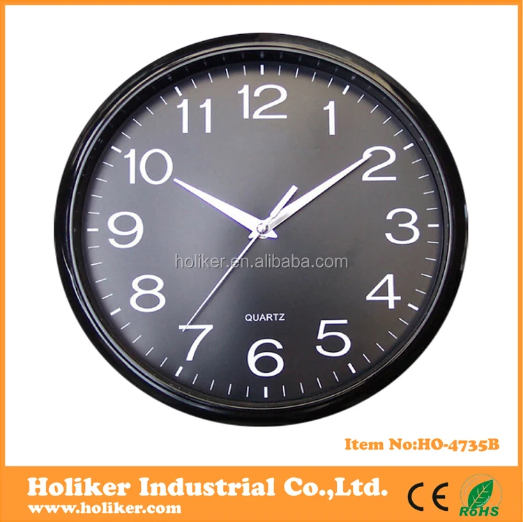 customized 12inch cheap plastic promotional gifts wall clocks