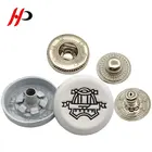 custom enamel color metal fastener 633 prongs four parts snap button