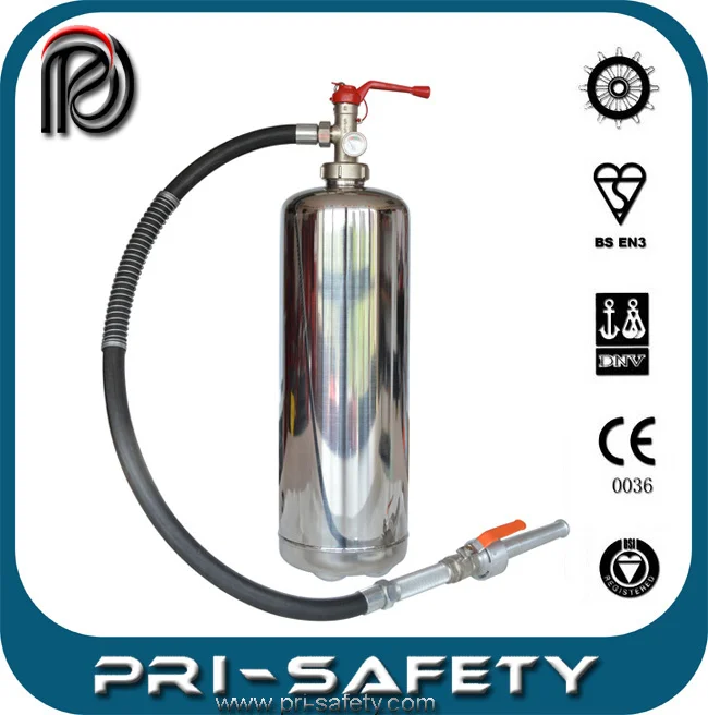 FIRE EXTINGUISHER/GAMMA P6/6kg powder ABCE UN1044, View Stainless steel