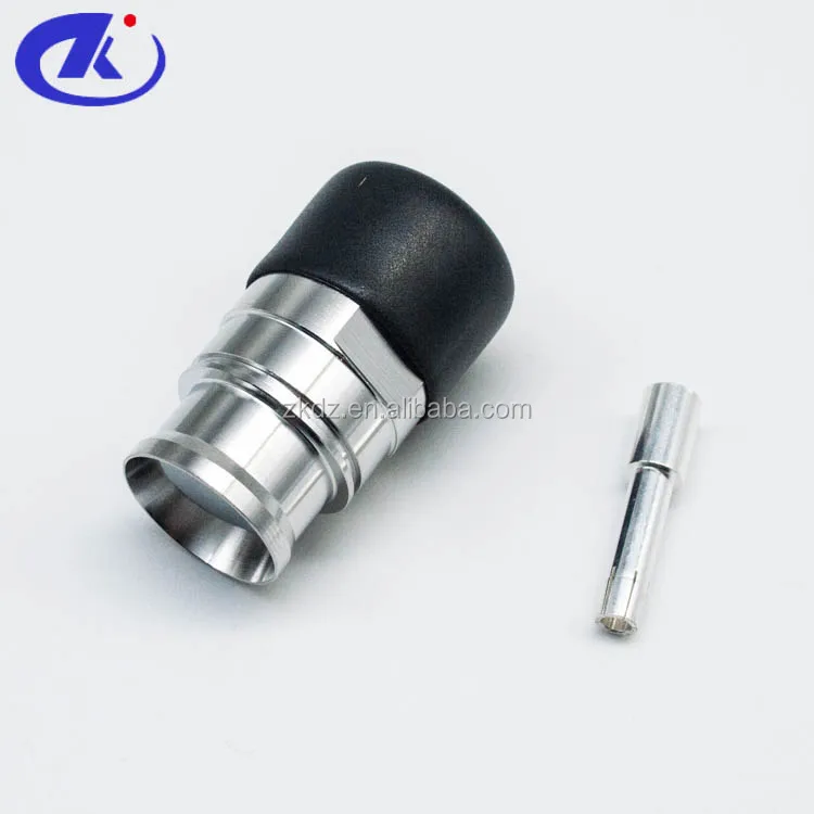 Good performance solder type mini DIN 4.1-9.5 rf connector jack female for 1/2 feeder cable in communication