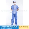 disposable nonwoven comfortable scrub suits(clothes) and scrub wears(uniform) with V-collar and round-collar tops