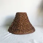 bamboo rattan lamp shade covers for restaurant decorative lights or ceiling lights