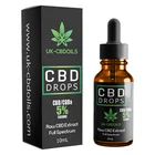 Customized Printed tincture label CBD bottle box