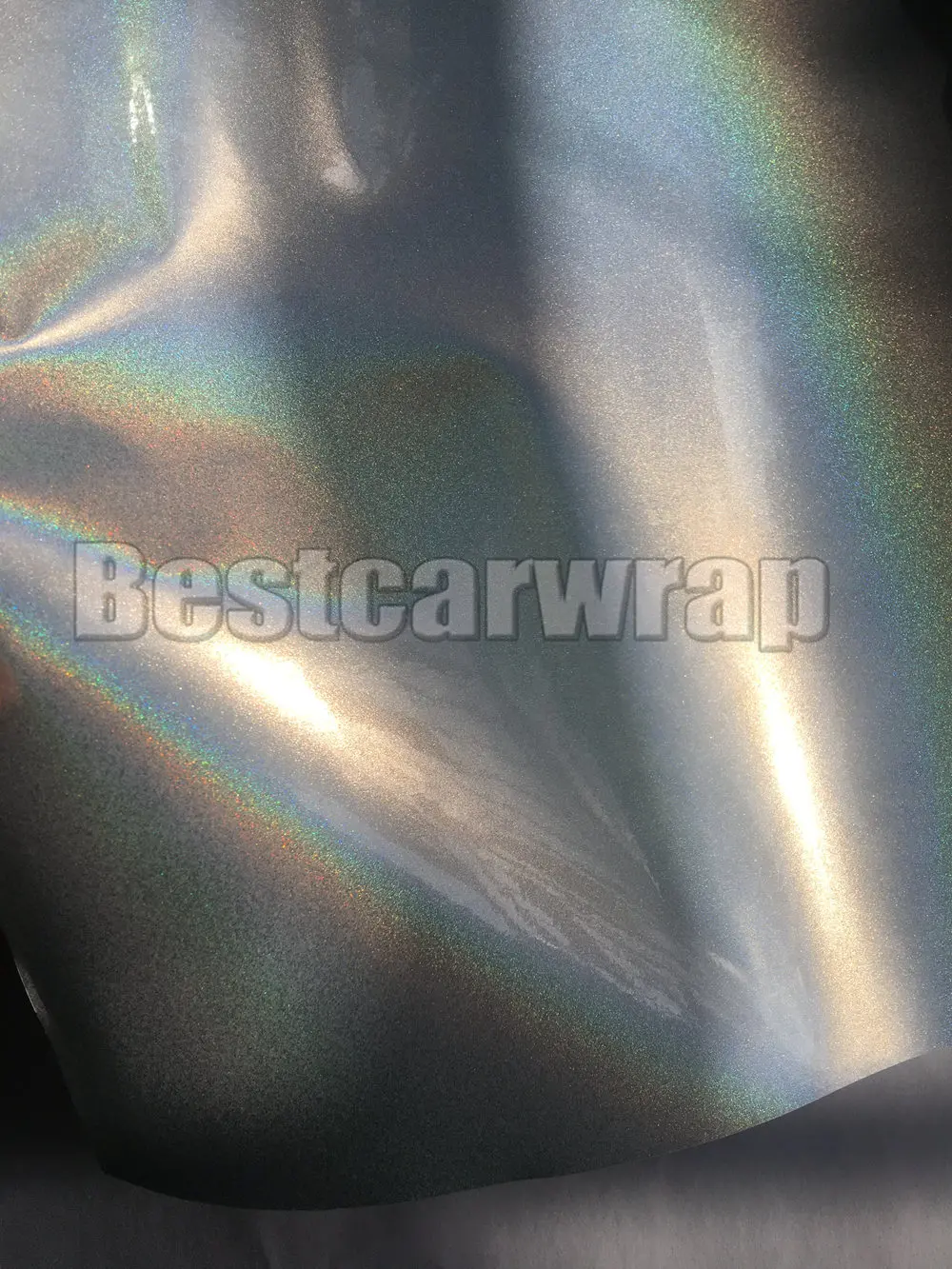 white psychedelic gloss flip vinyl car wrapping sticker Foil (5)