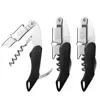 Hot selling 3 pack professional wine key with ergonomic opener & waiters corkscrew beer bottle opener and foil cutter
