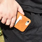 Genuine leather mobile phone cases ,luxury leather case for iphone 7 plus