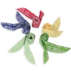 Fashionable leaf design 5 colors in stock summer beach scarf ice neck tie cooler
