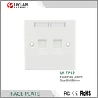 LY-FP12 face plate rj45 faceplate wall outlet network