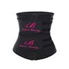 Lover-Beauty Wholesale Custom Logo Double Belt Enhance Training Neoprene Body Shape Corset Zipper Women Waist Trainer Corsets
