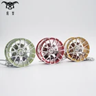 Wholesale auto part custom logo aluminum alloy keychain
