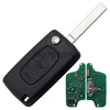 2 button remote key used for Citroen ASK flip remote key with VA2 307 blade 433Mhz PCF7941 Chip (After April 2011 year)