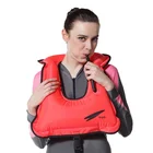 Inflatable Life Jacket Life Vest Super Light Buoyancy Vest Float Ring Swim Snorkeling Dive Suit Equipment Swim Adult Kids