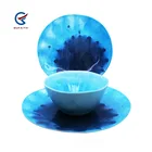 Hot sale 3-piece melamine dinnerware set Break & Chip plate Resistant for Indoor Outdoor