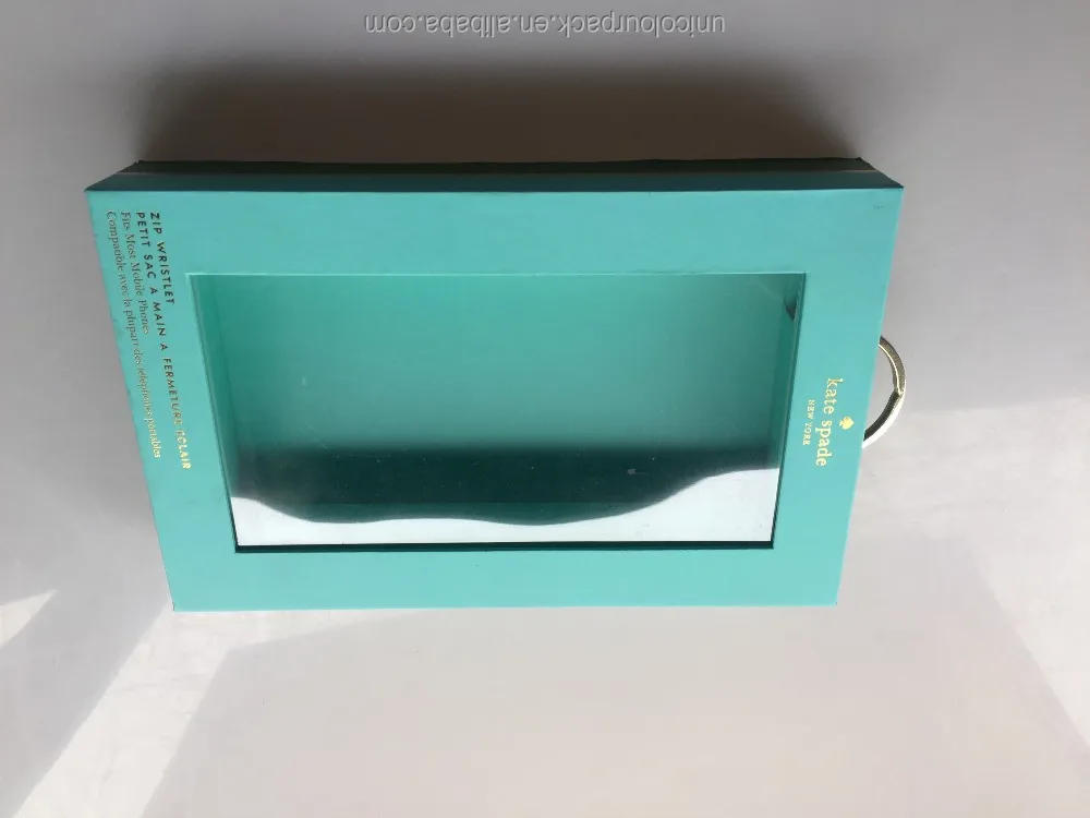 custom rigid electronics packaging box with pvc window