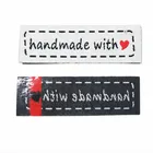 Packaging Customization Iron On Label Free Design Custom Brand Name Logo Iron On Patches Woven Neck Labels For Clothing