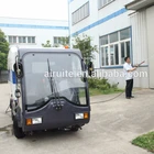 Garbage can cleaning truck with high pressure